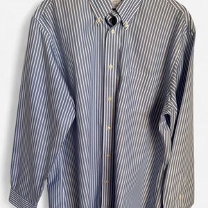 👔 BROOKS BROTHERS Striped Supima Cotton Button-Up Shirt 👔